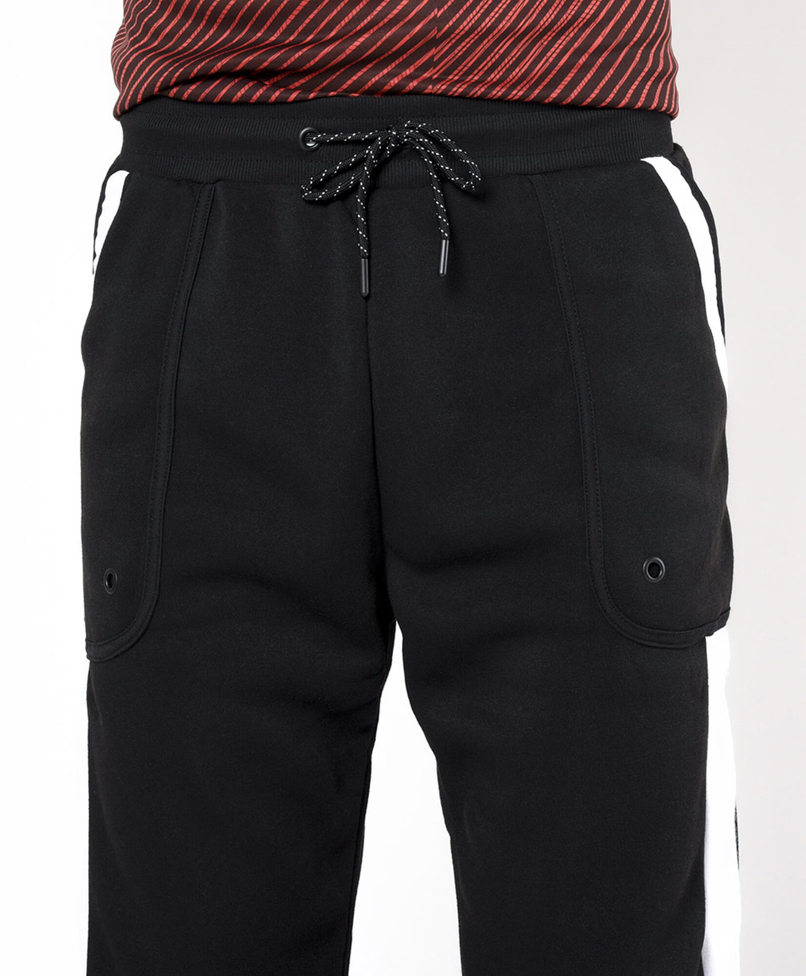 Pantalón de buzo hombre línea lateral Pantalón de buzo hombre línea lateral