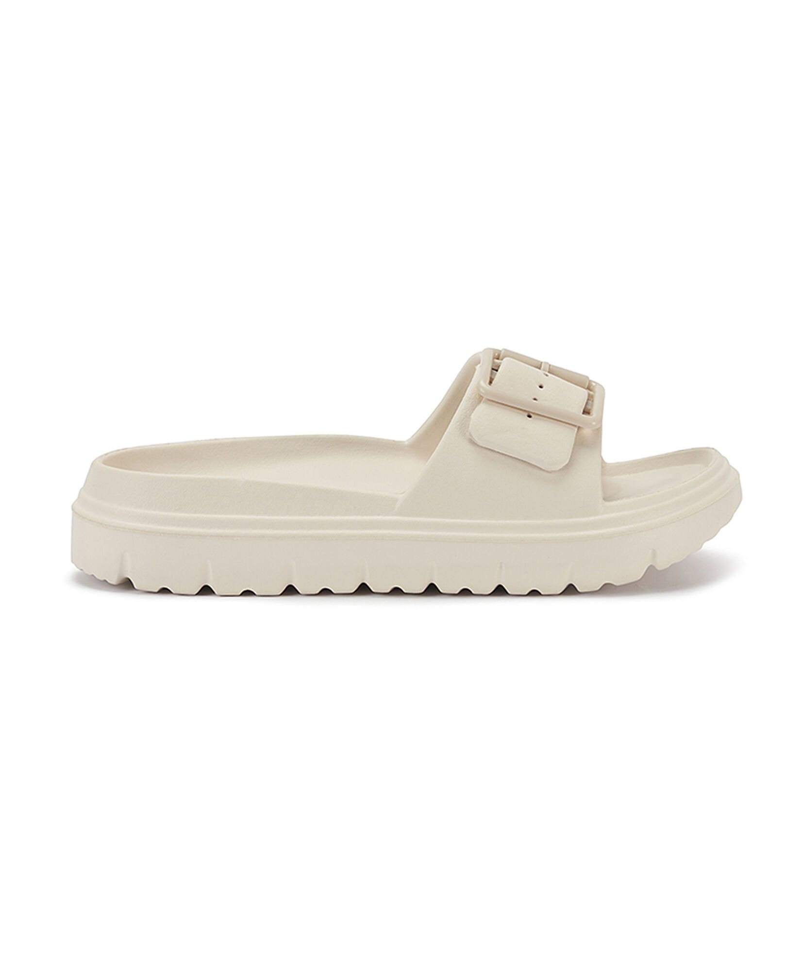 Sandalia mujer hebilla beige Sandalia mujer hebilla beige