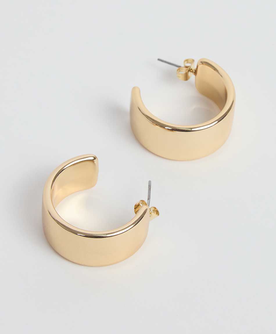 Aros mujer dorados