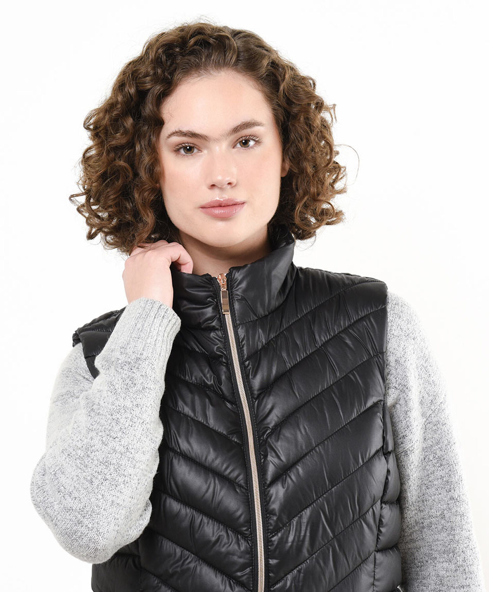 Parka mujer acolchada sin mangas Parka mujer acolchada sin mangas
