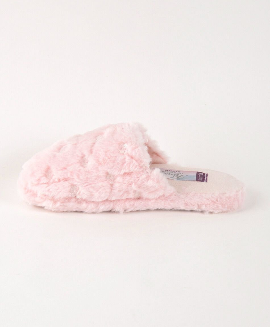 Pantuflas mujer brillante