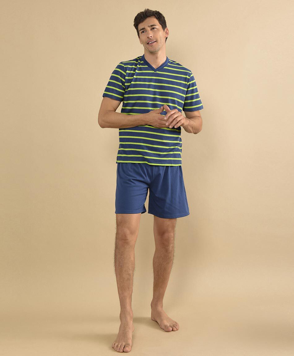 Pijama l&iacute;neas 2 piezas