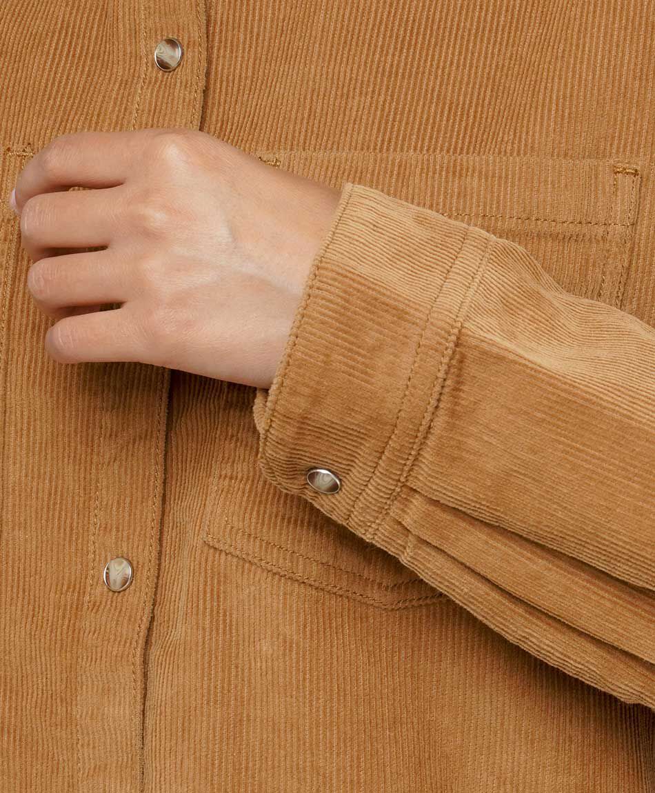 Chaqueta mujer corderoy bolsillo