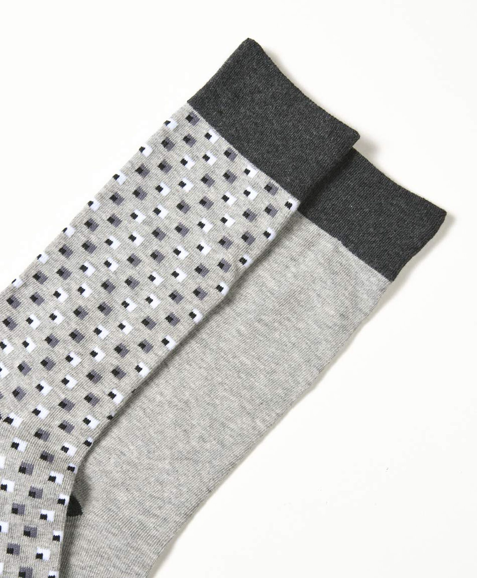 Pack 2 calcetines hombre mini cuadros Pack 2 calcetines hombre mini cuadros