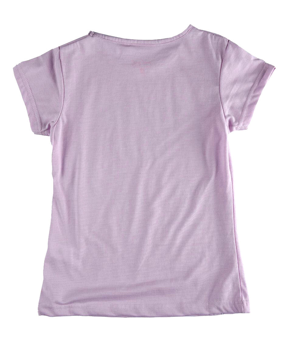 Polera manga corta cuello redondo