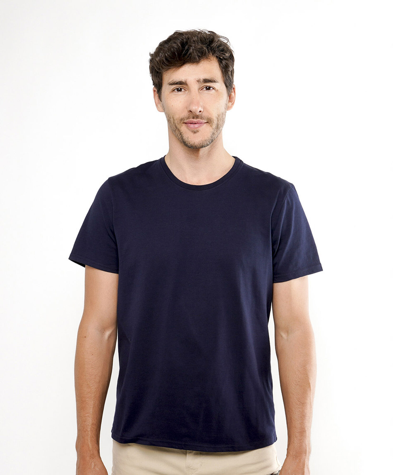 Polera hombre básica colores Polera hombre básica colores