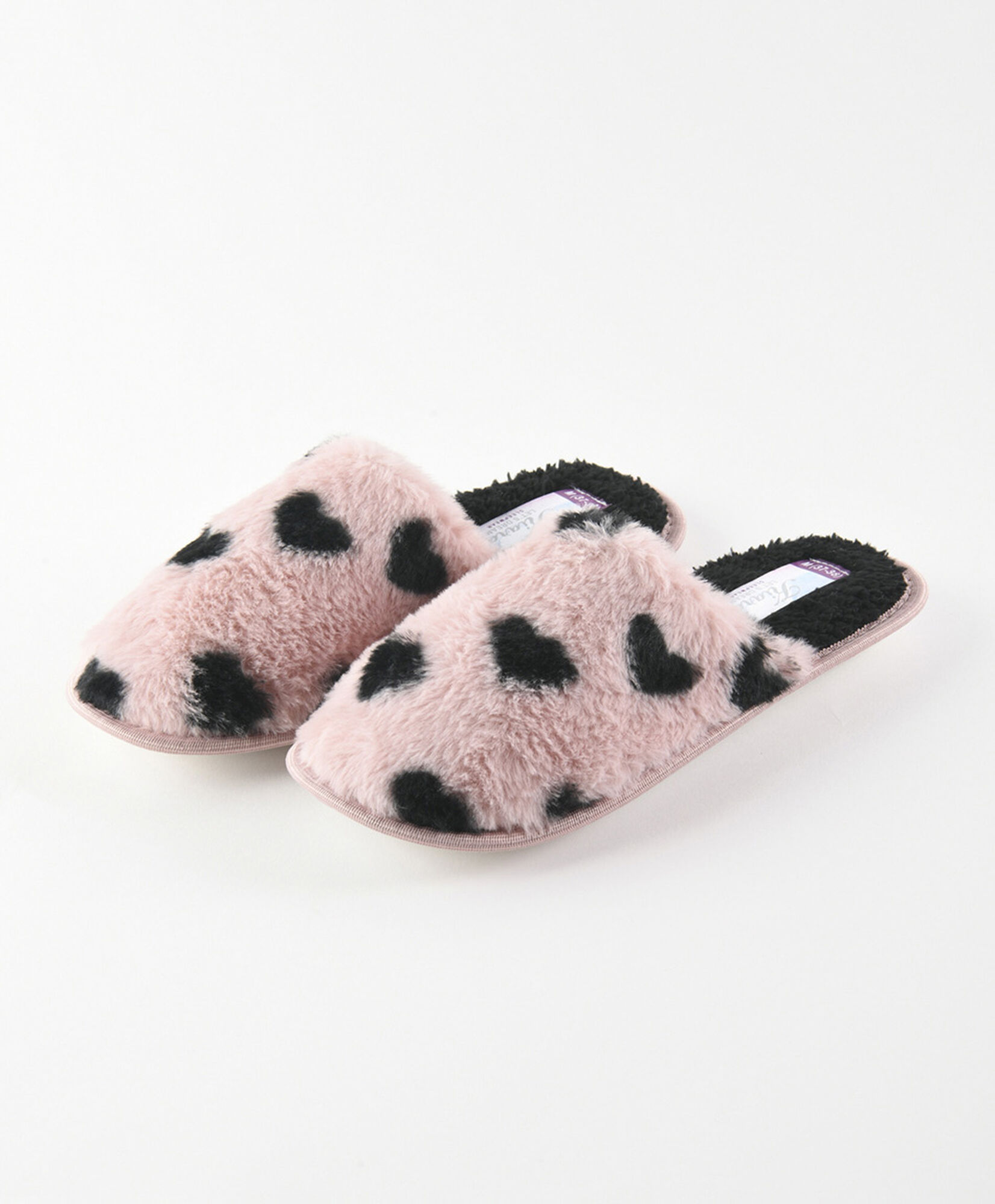 Pantufla mujer corazones pelitos Pantufla mujer corazones pelitos
