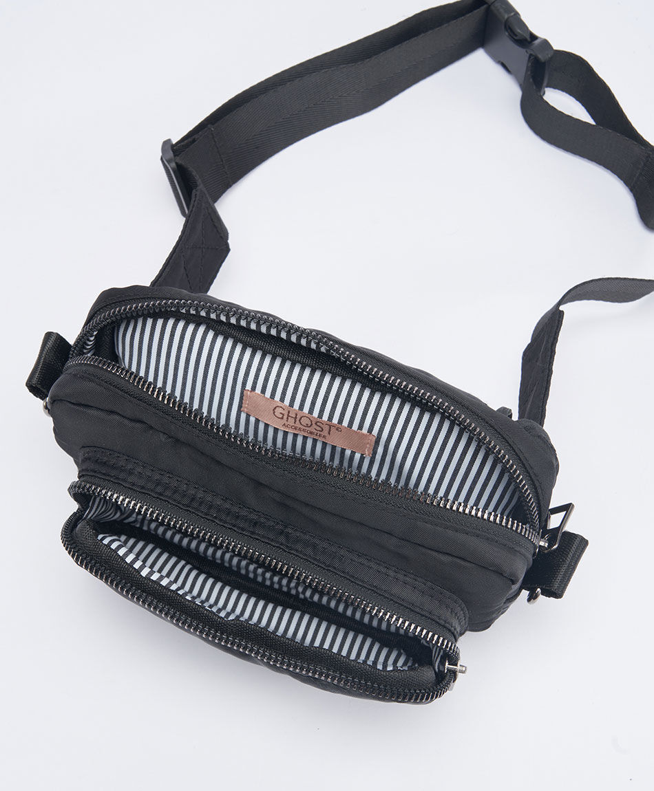 Mini cartera mujer ghost black