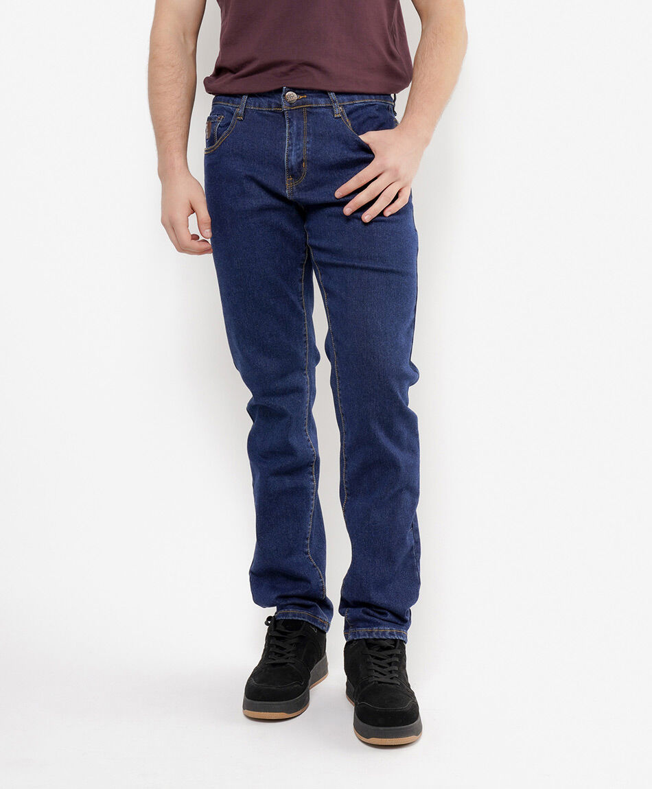 Jeans hombre desgastado slim fit