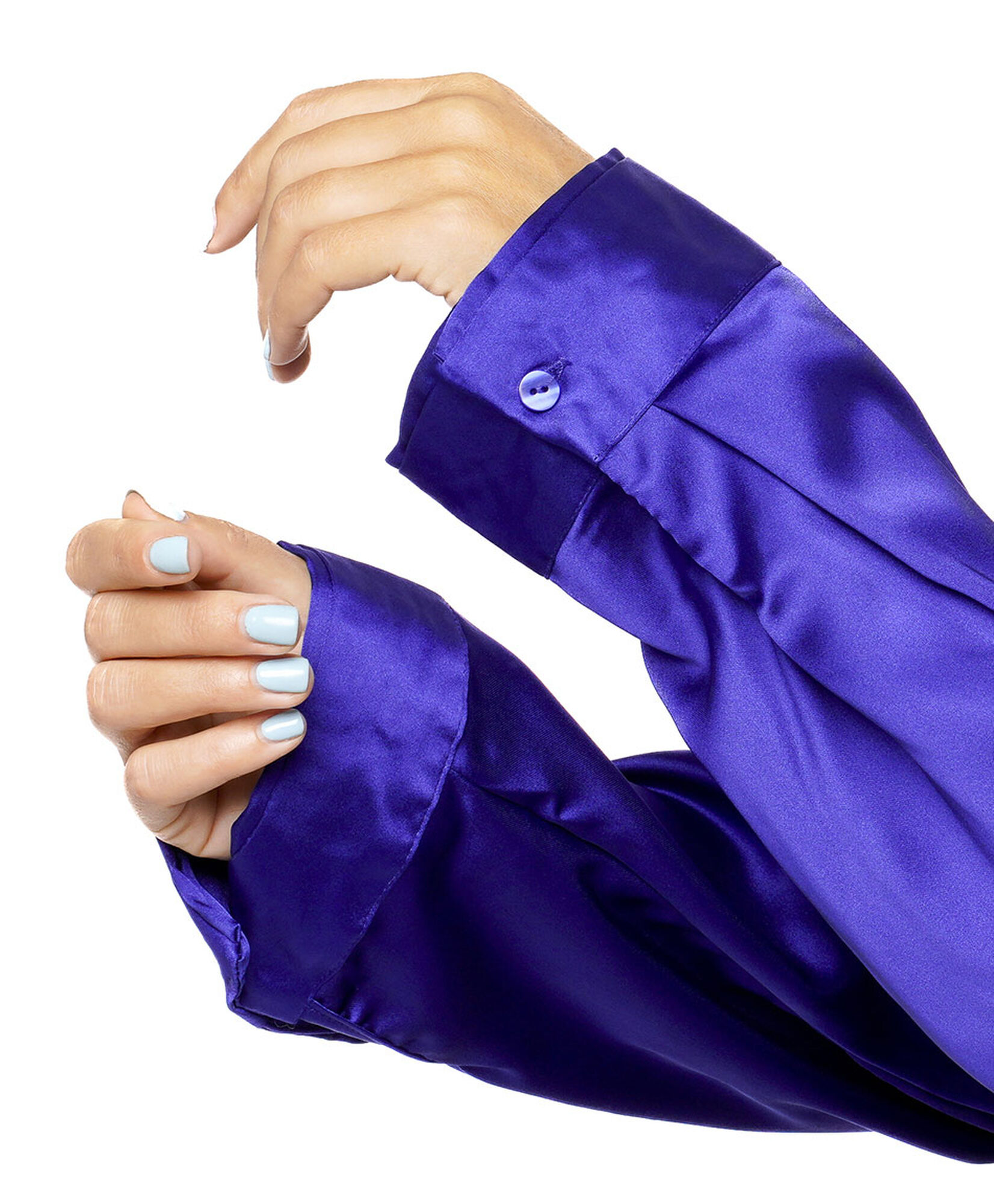 Blusa mujer satinada morada Blusa mujer satinada morada
