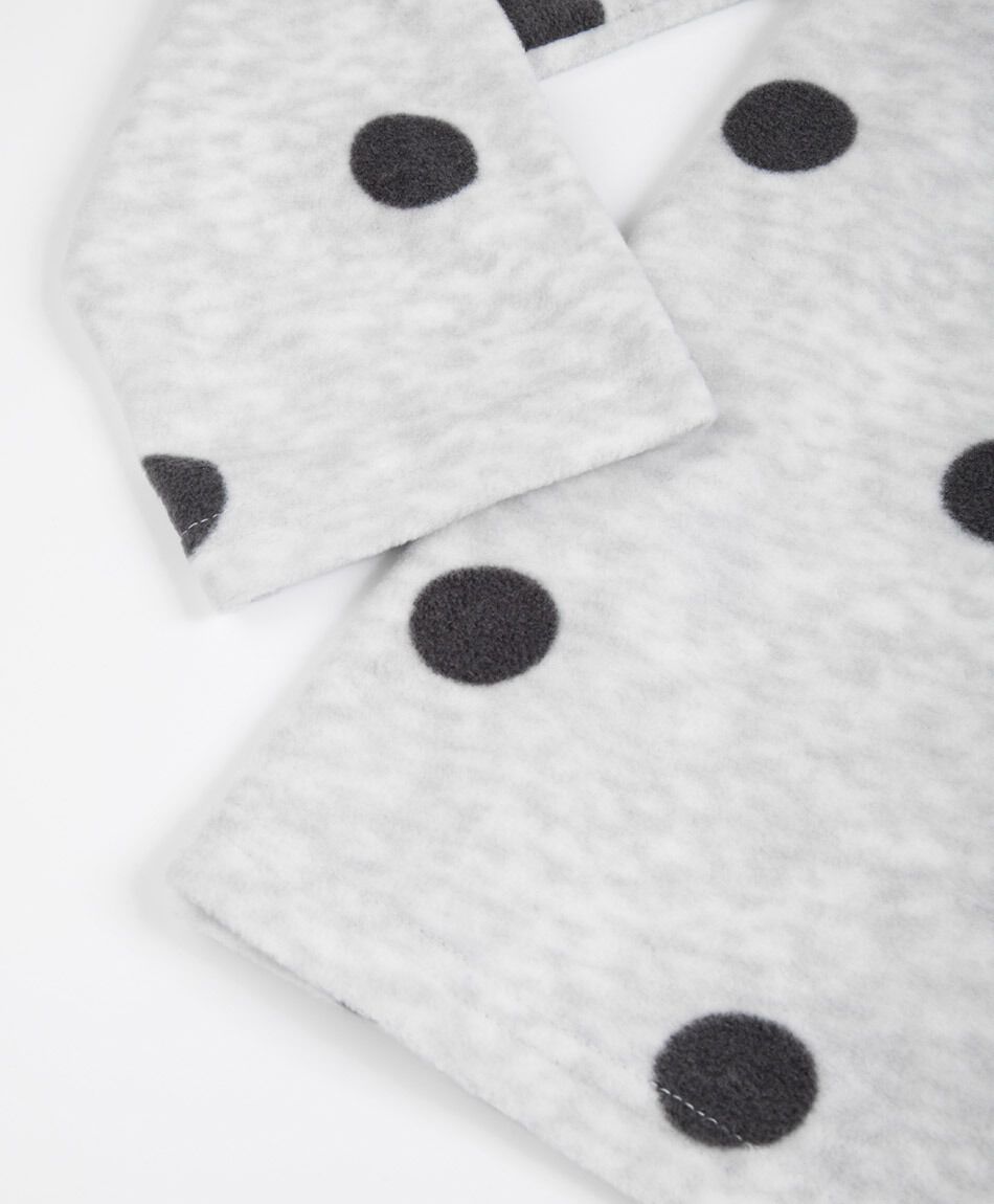 Pijama mujer micropolar puntos