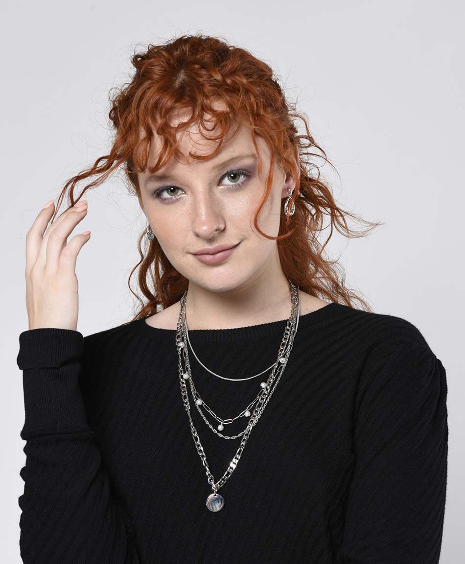 Collar mujer a capas 1 pieza