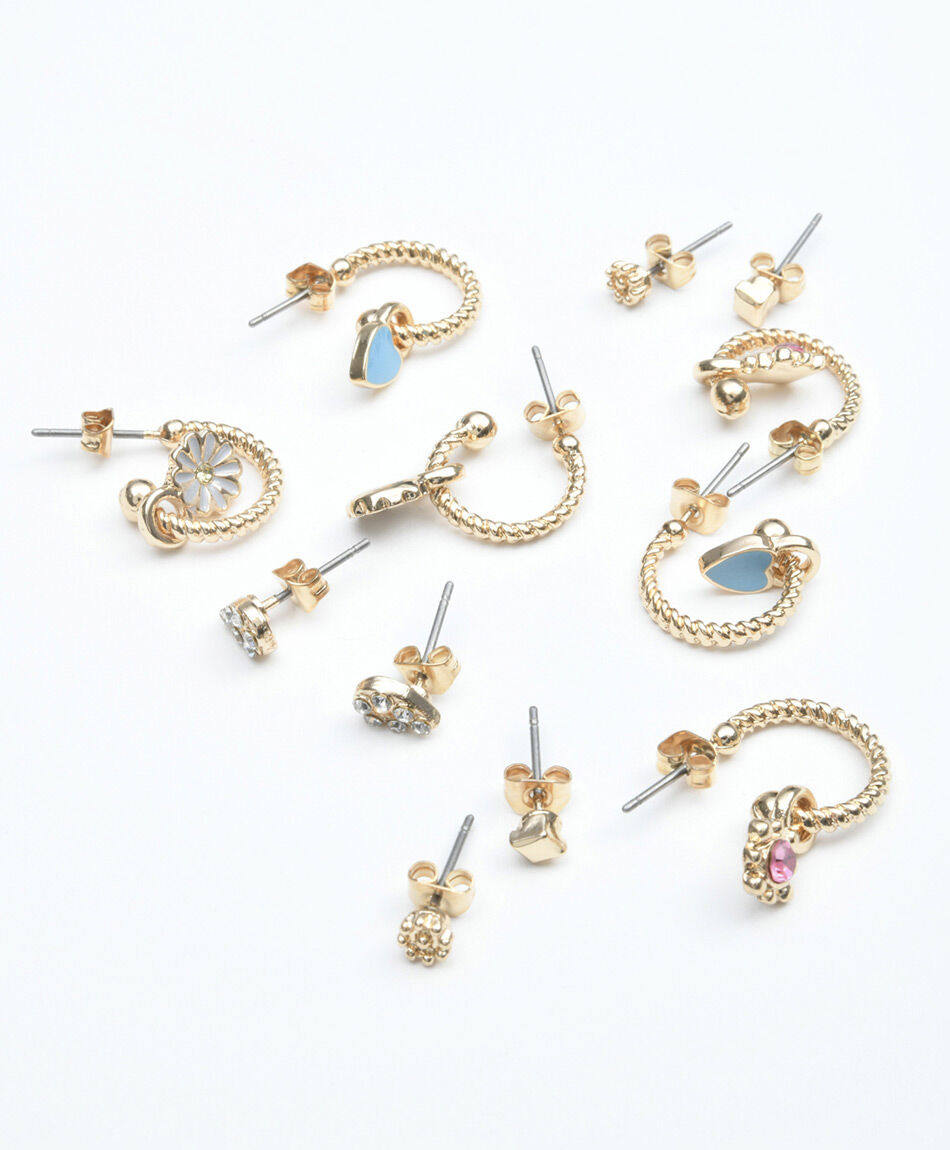 Set 6 aros mujer mini