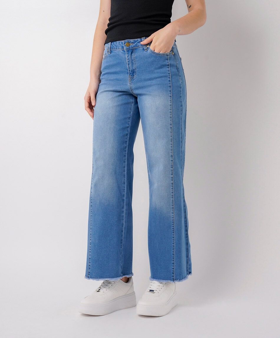 Jeans mujer wide leg cortes