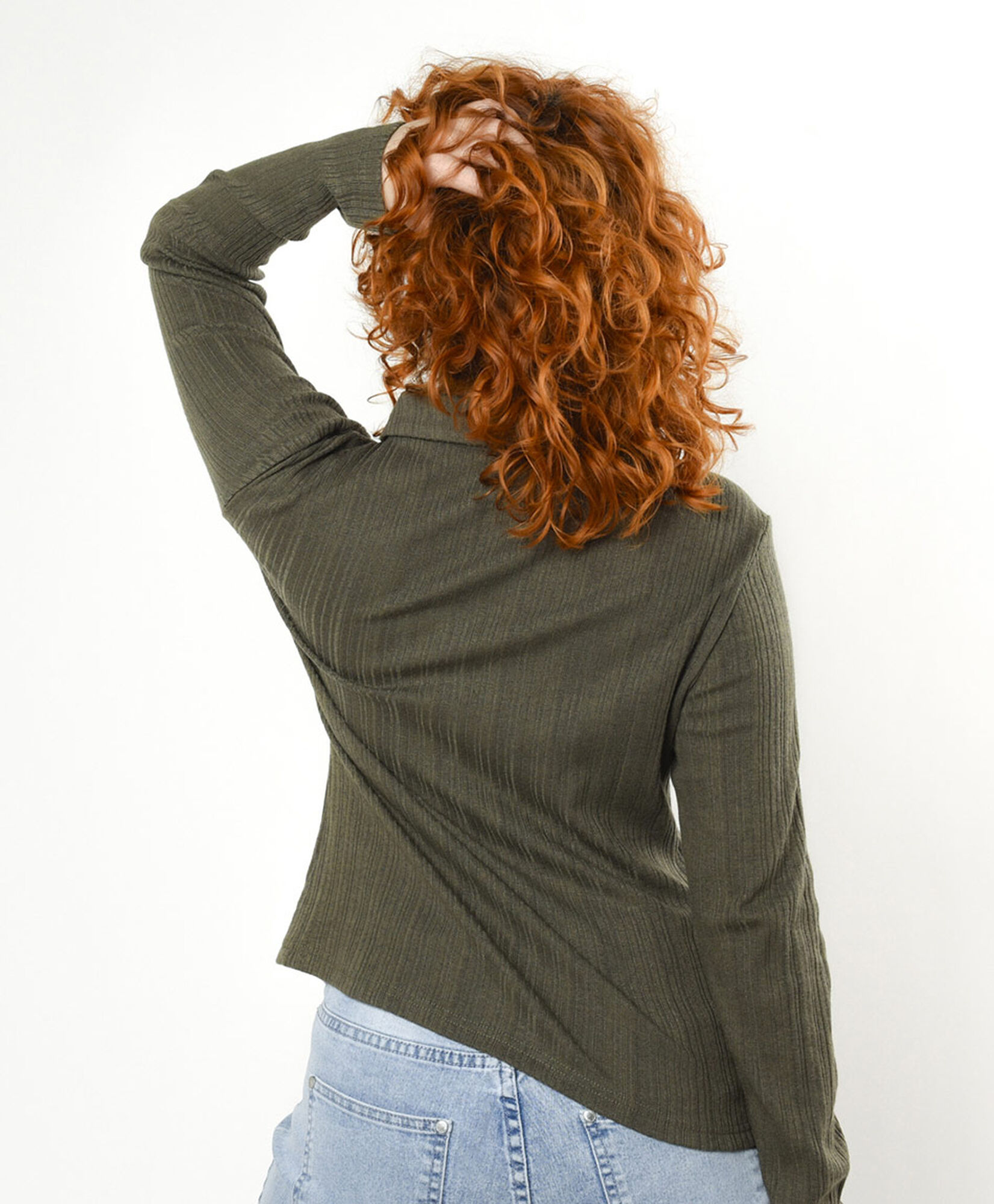 Polera mujer botones cuello piqué Polera mujer botones cuello piqué