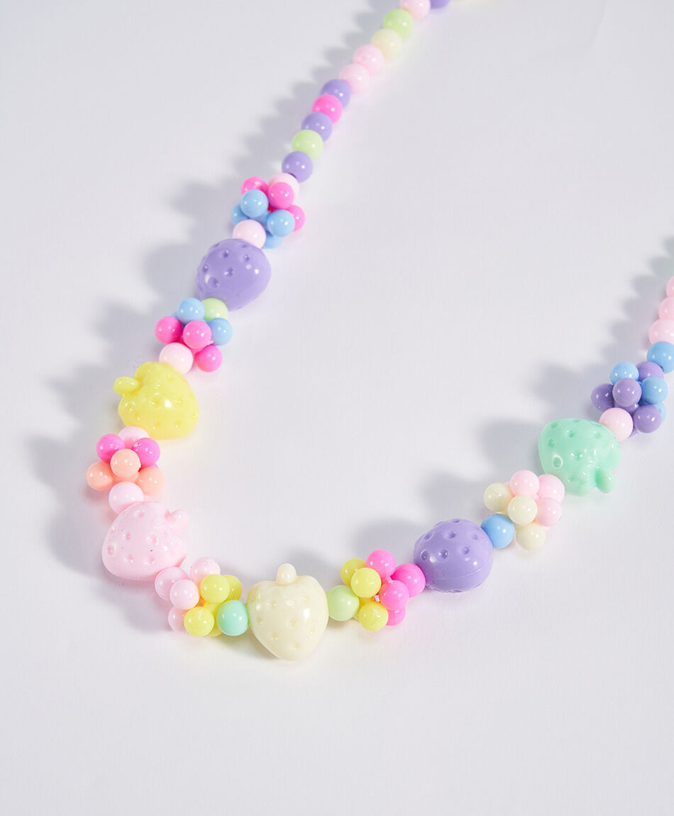 Set collar + pulsera infantil colores