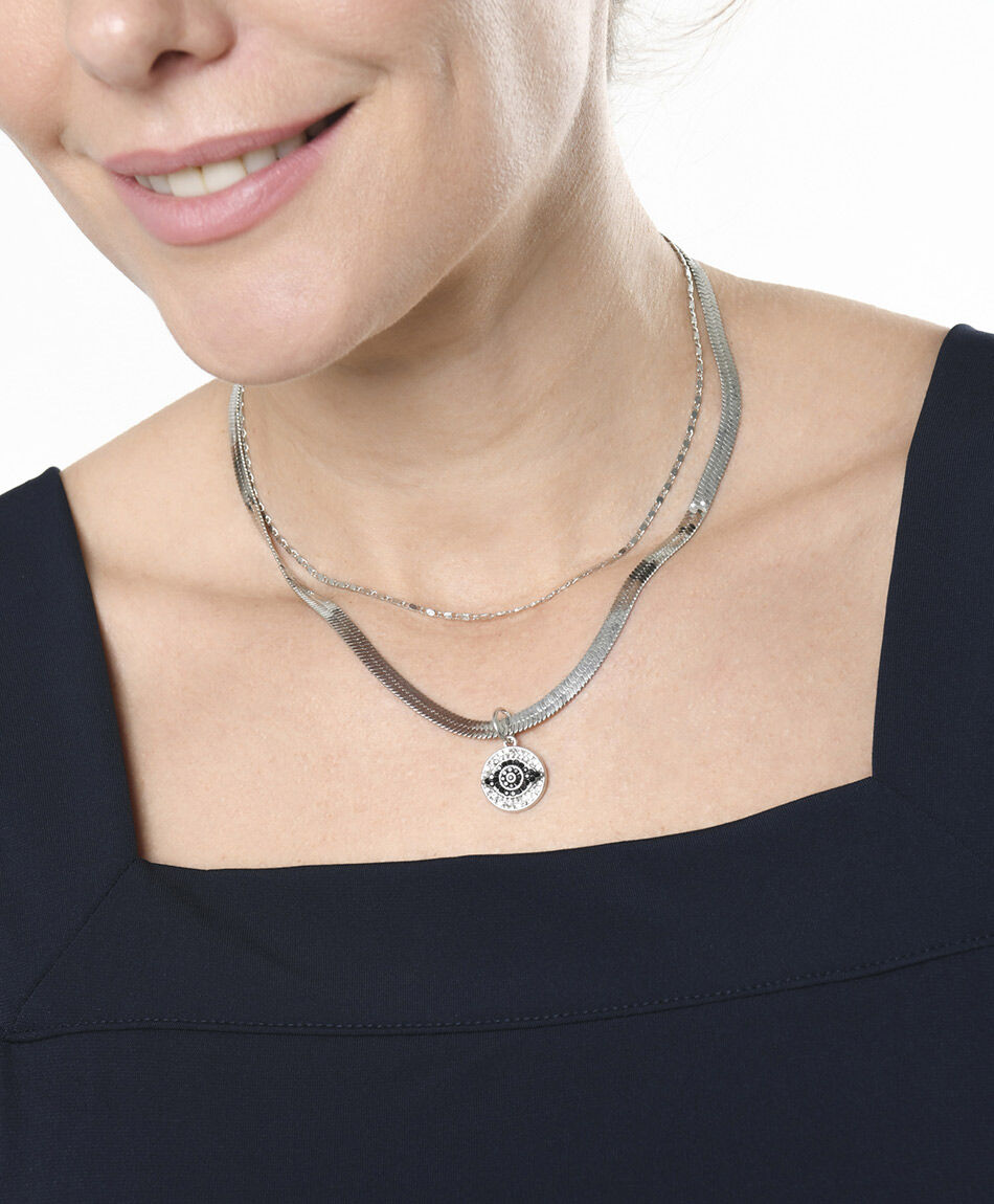 Collar mujer doble 1 pieza