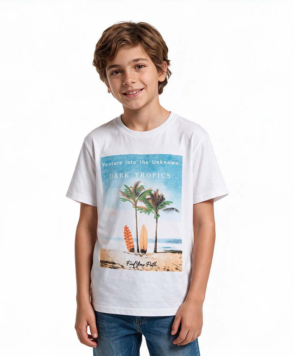 Polera ni&ntilde;o playa