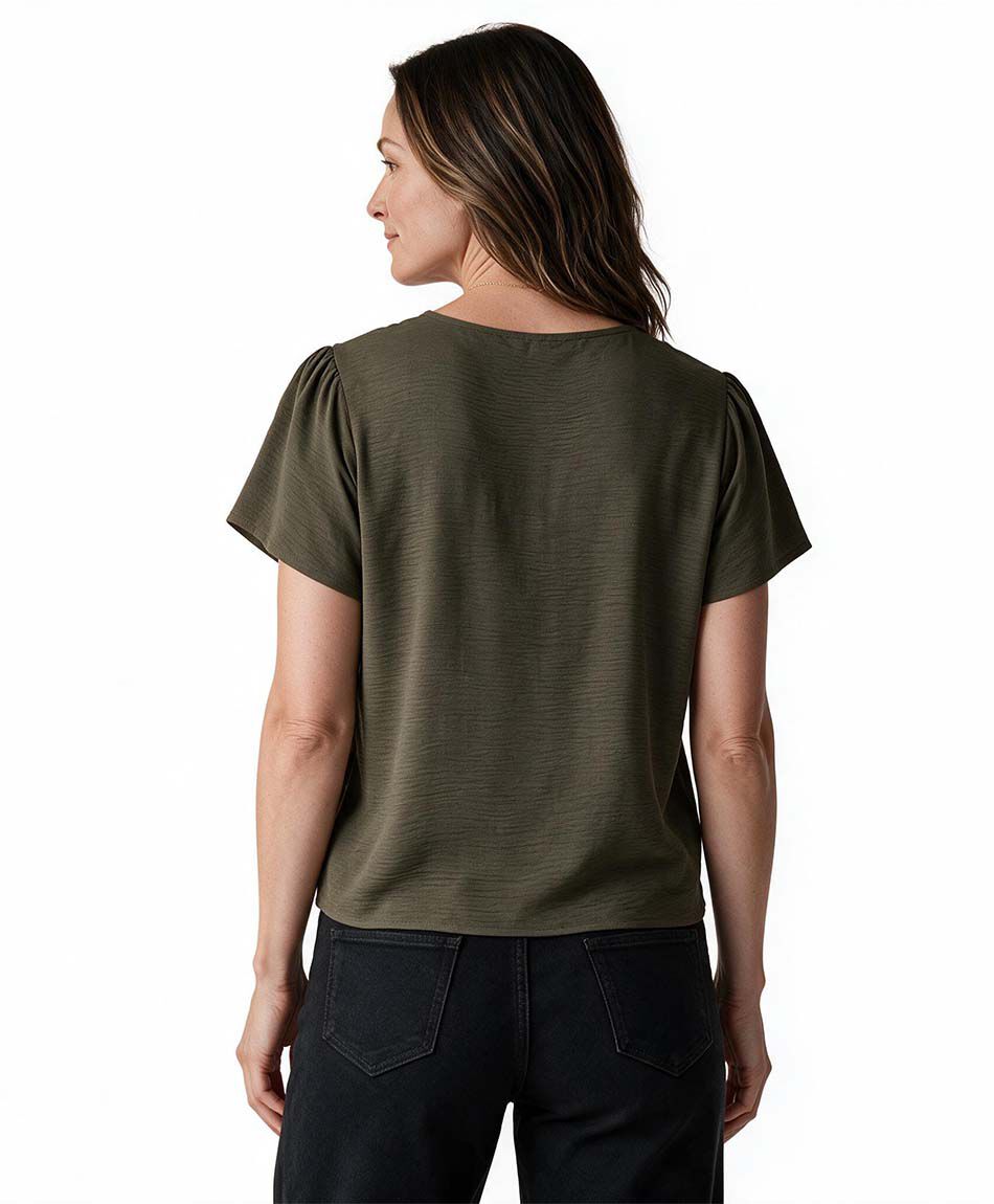 Blusa mujer manga princesa