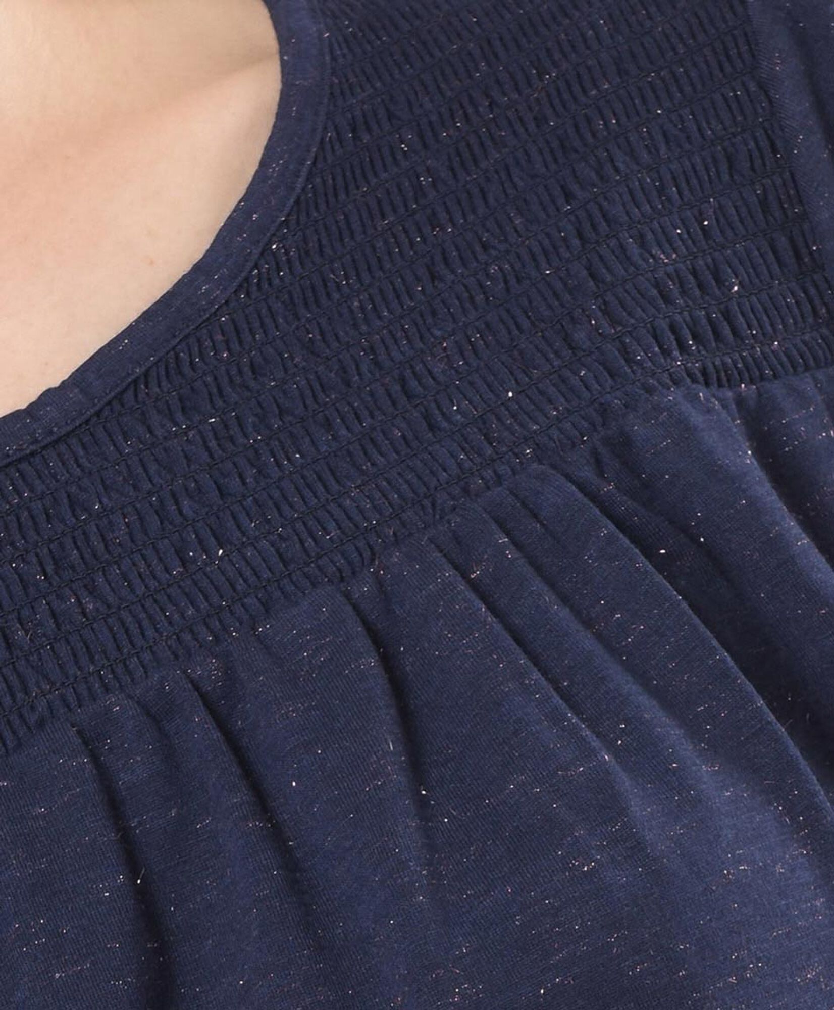 Polera mujer cuello elasticado Polera mujer cuello elasticado