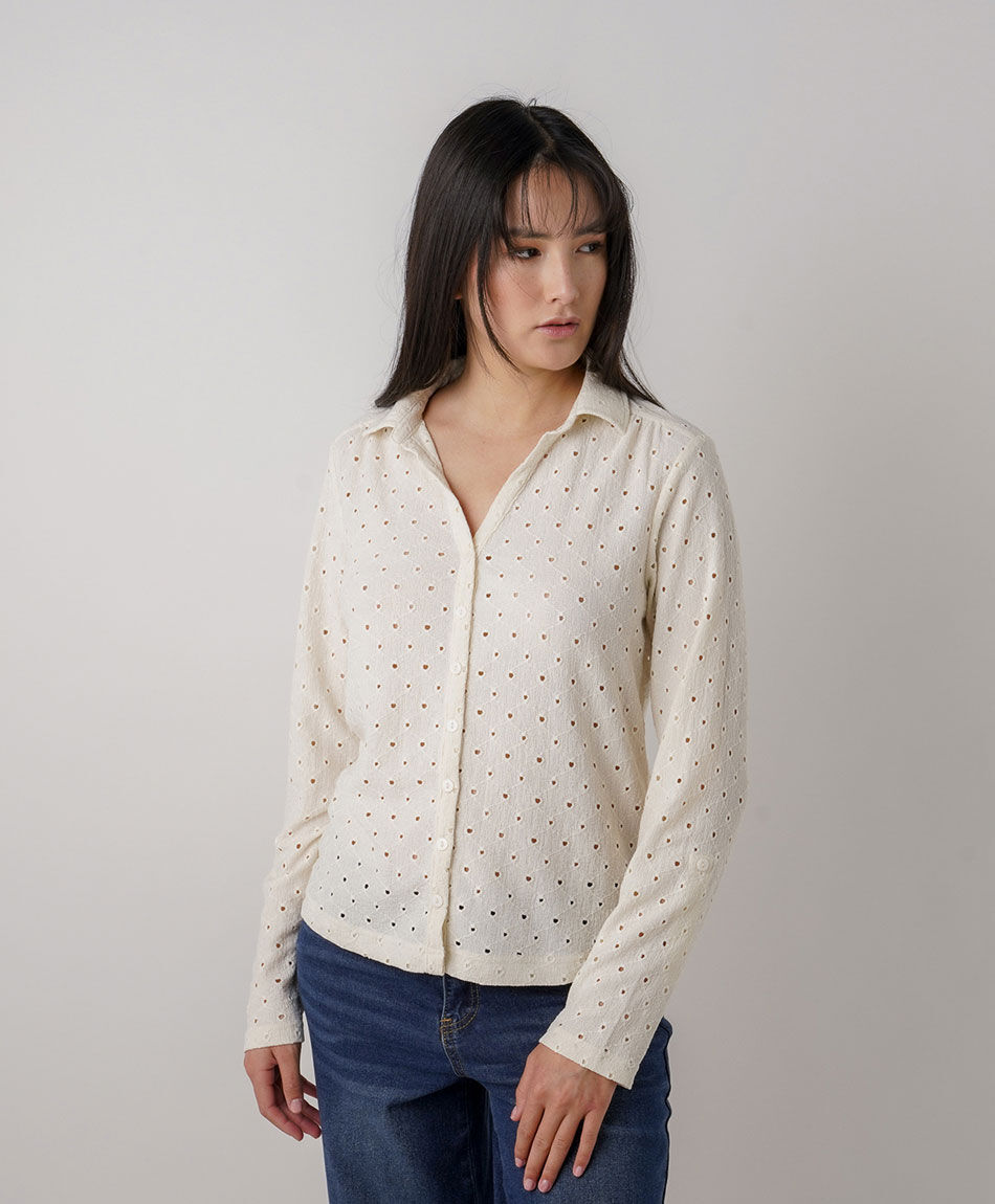 Blusa mujer calada