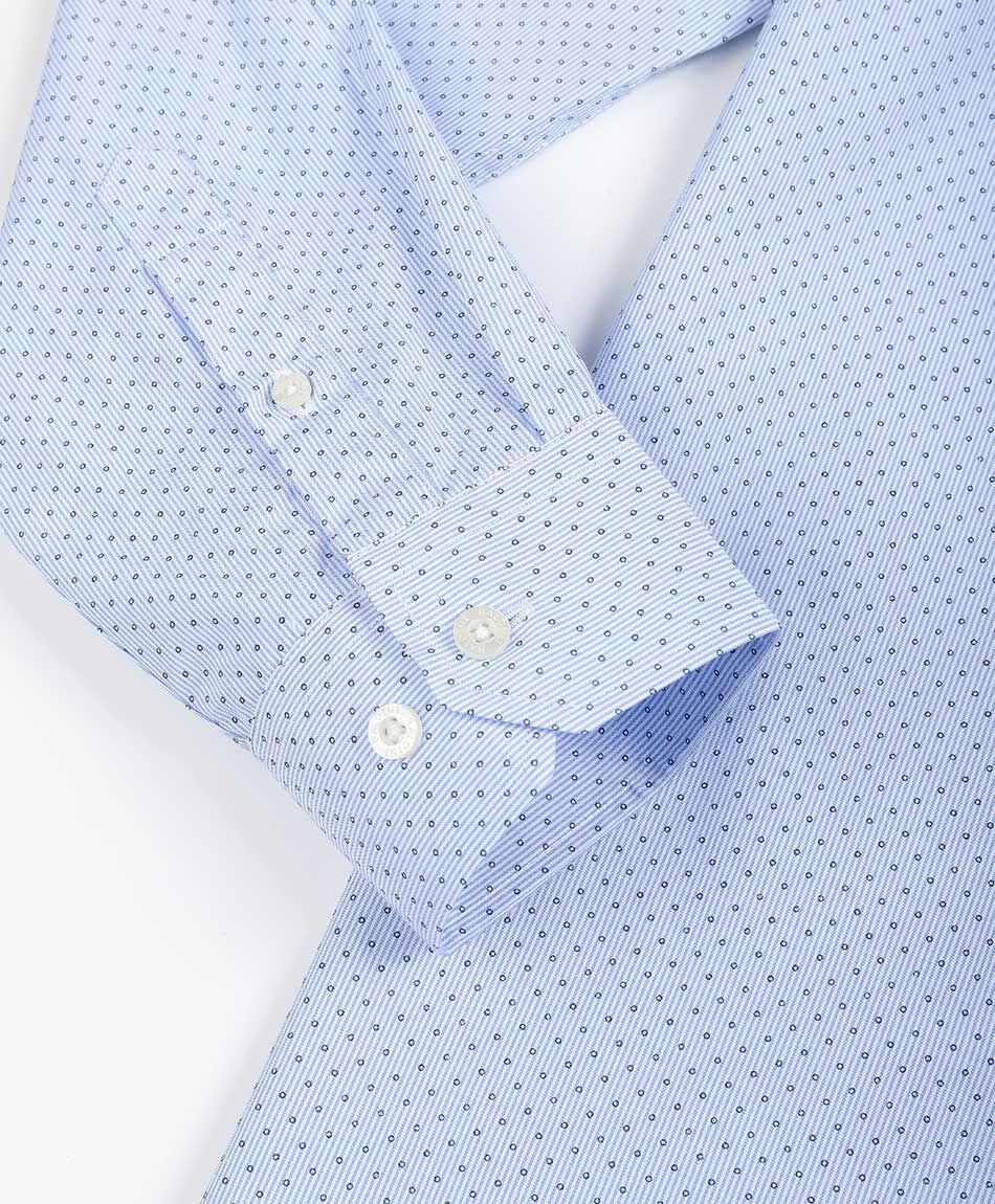 Camisa hombre dise&ntilde;o formal celeste