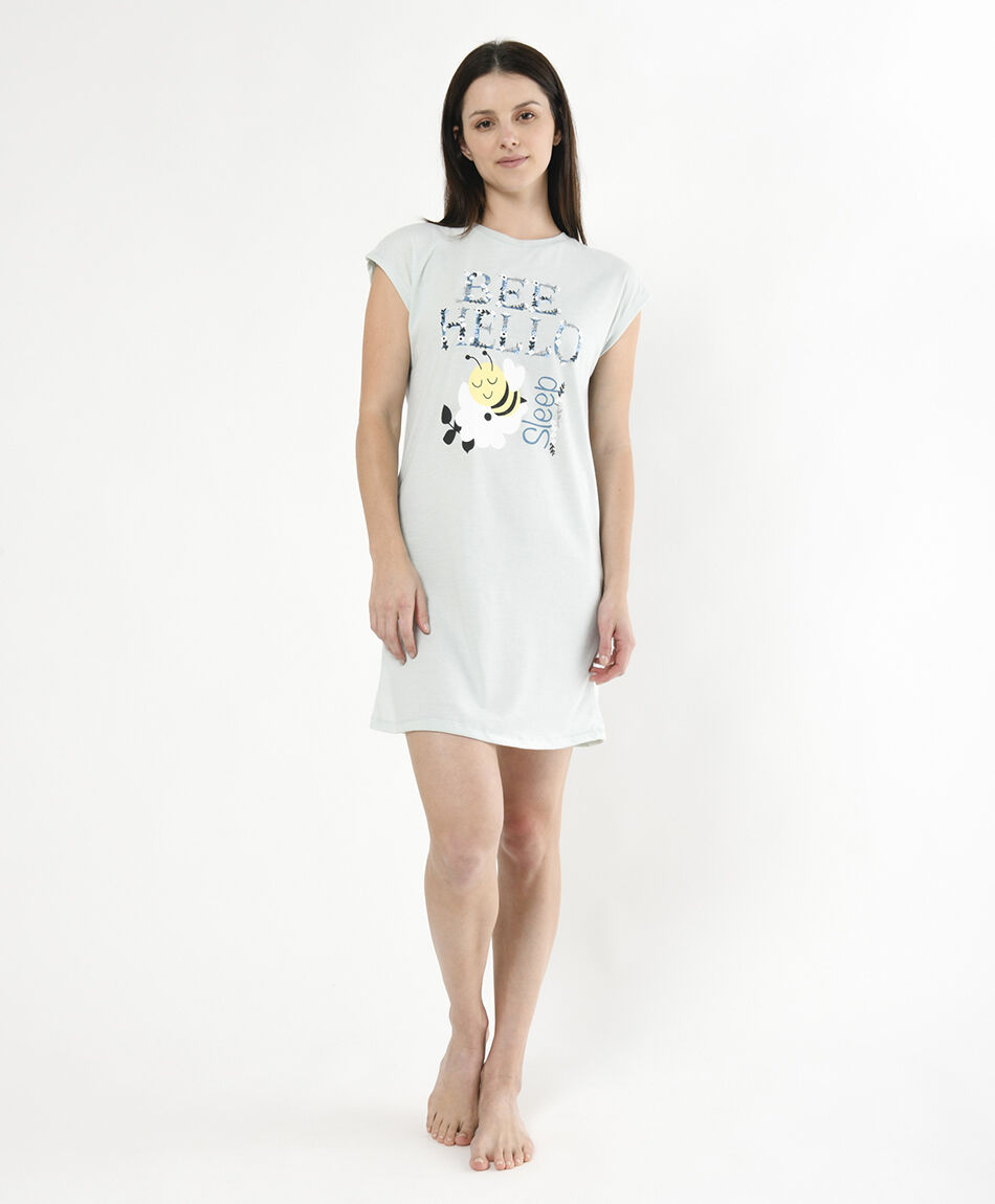 Camisola hasta la rodilla mujer abeja