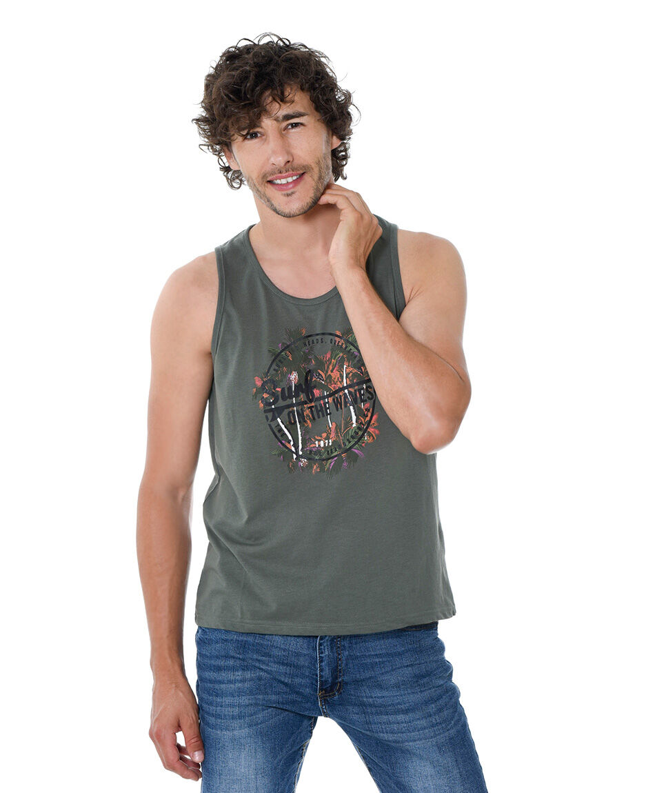Polera sin mangas surf