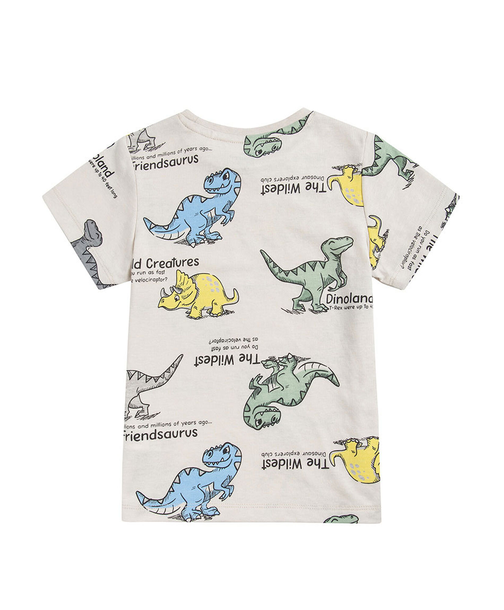 Polera bebé dinosaurios texto Polera bebé dinosaurios texto
