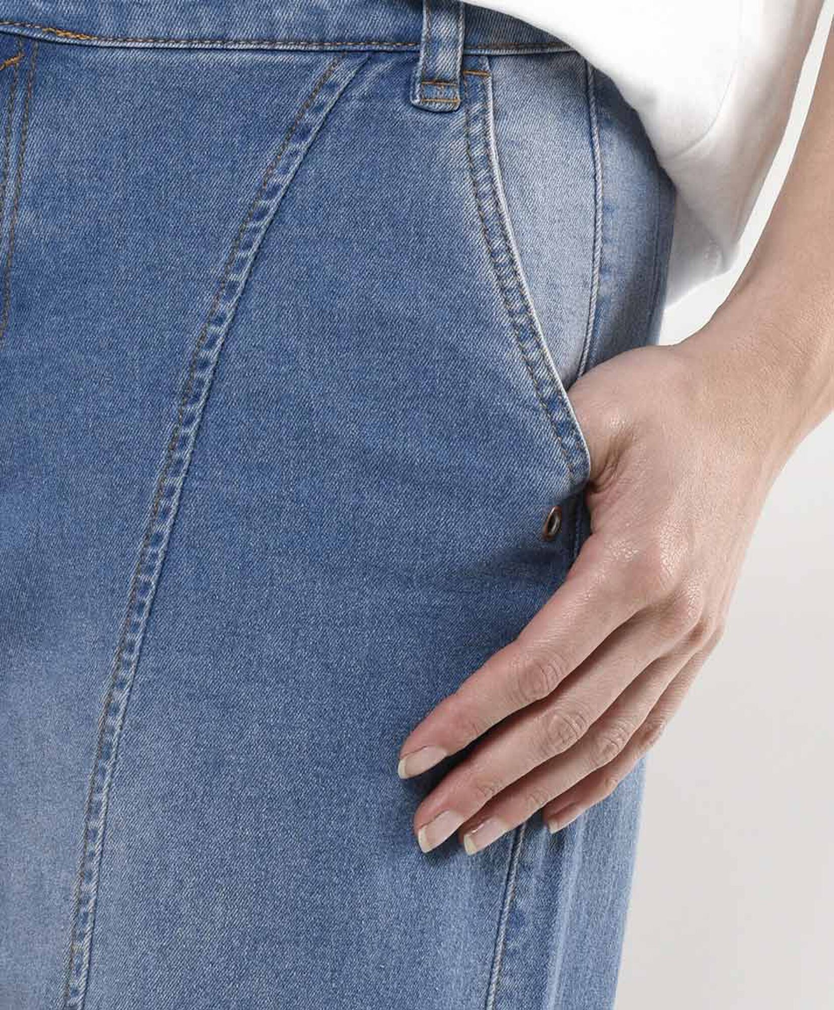 Jeans mujer englobado wide Jeans mujer englobado wide