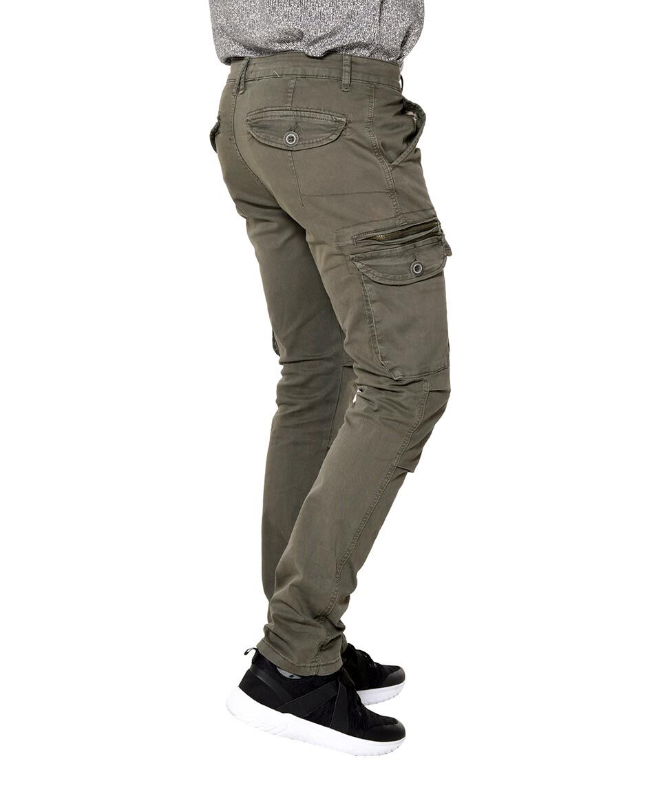 Pantalon cargo denim