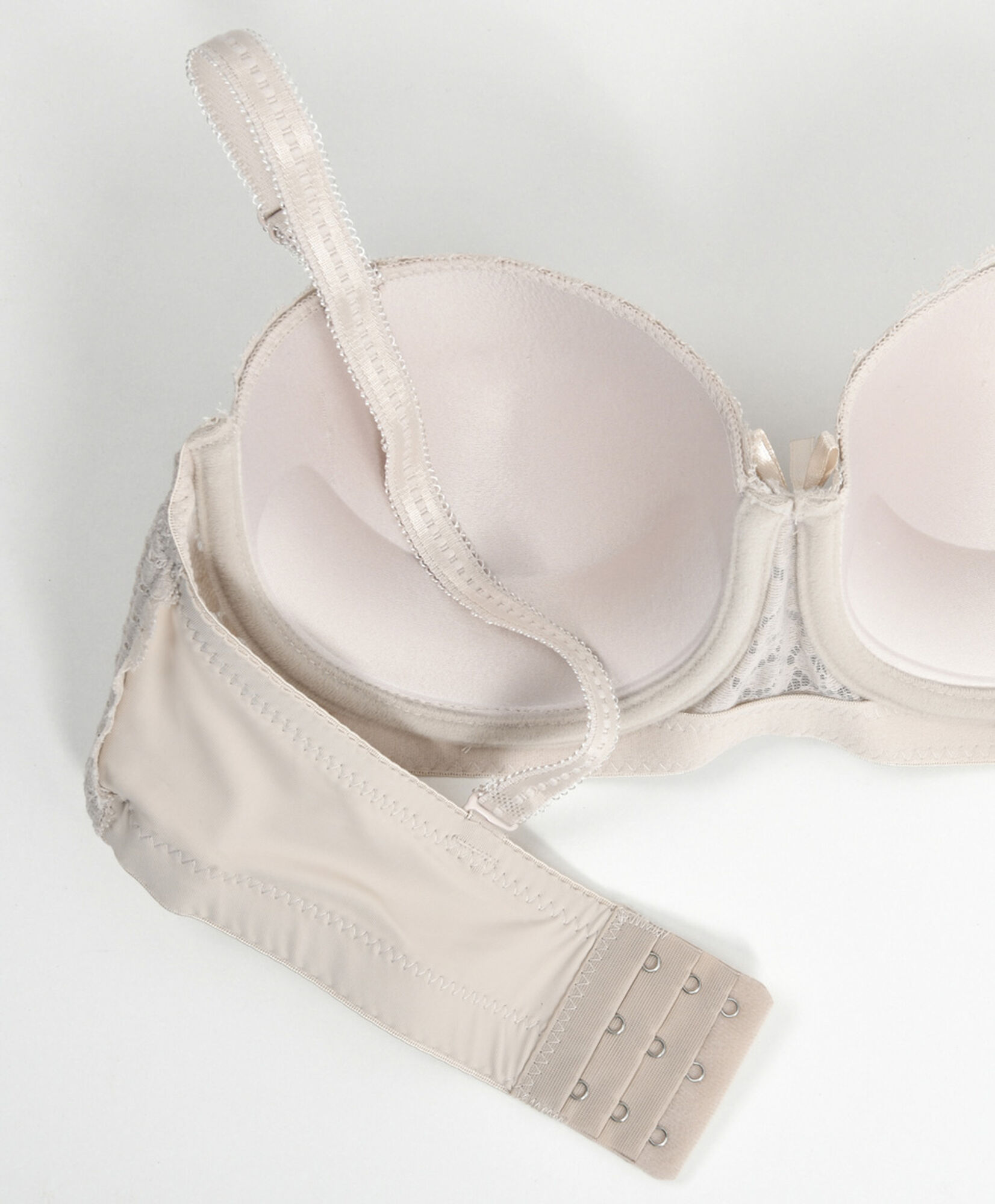 Sostén mujer encaje floral strapless Sostén mujer encaje floral strapless