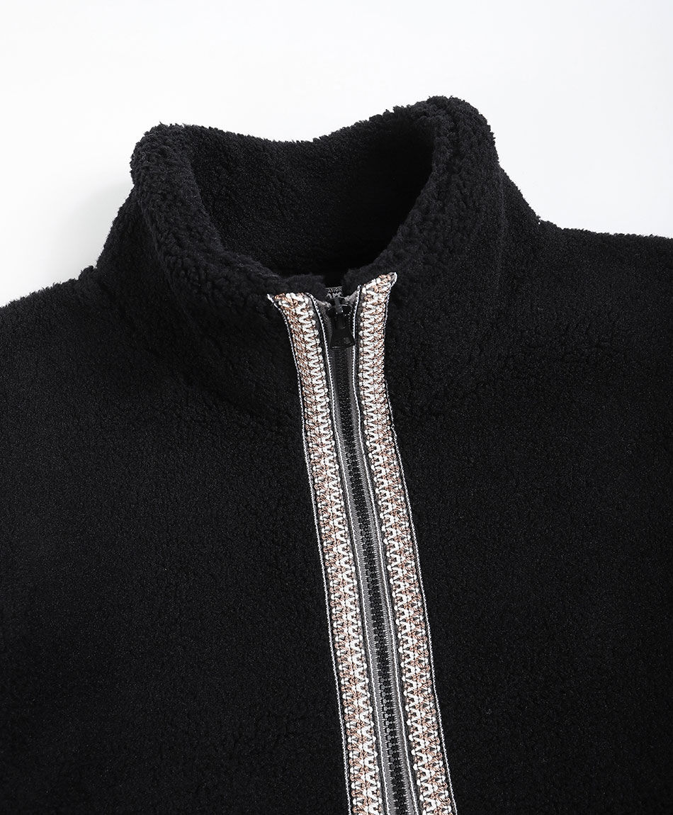 Chaqueta hombre polar sherpa black