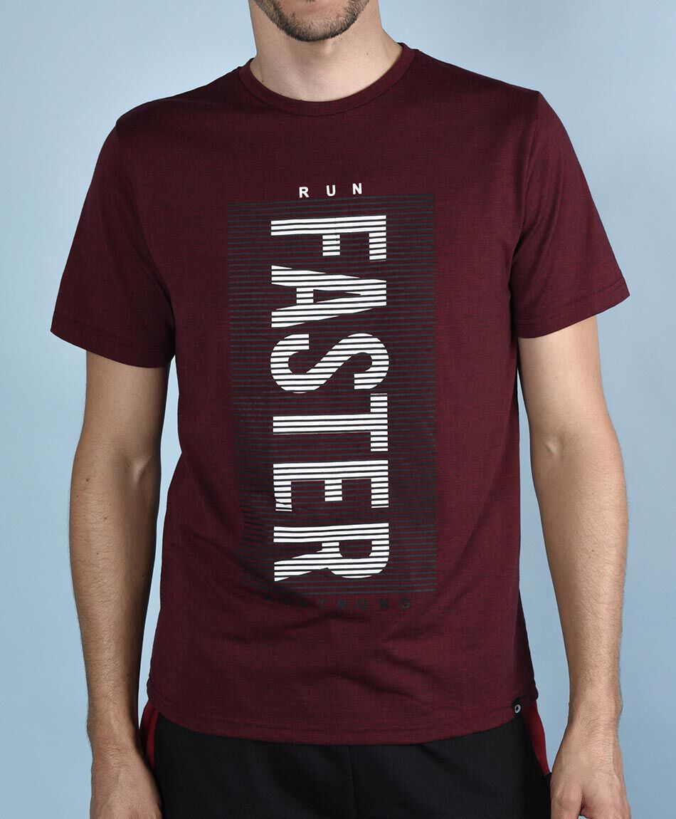 Polera deportiva manga corta cuello redondo