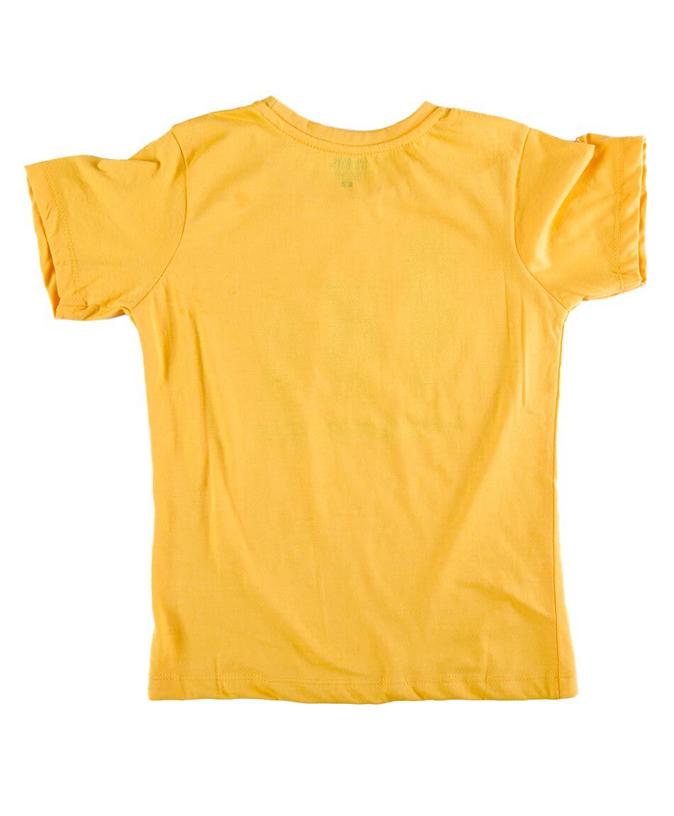 Polera manga corta estampada