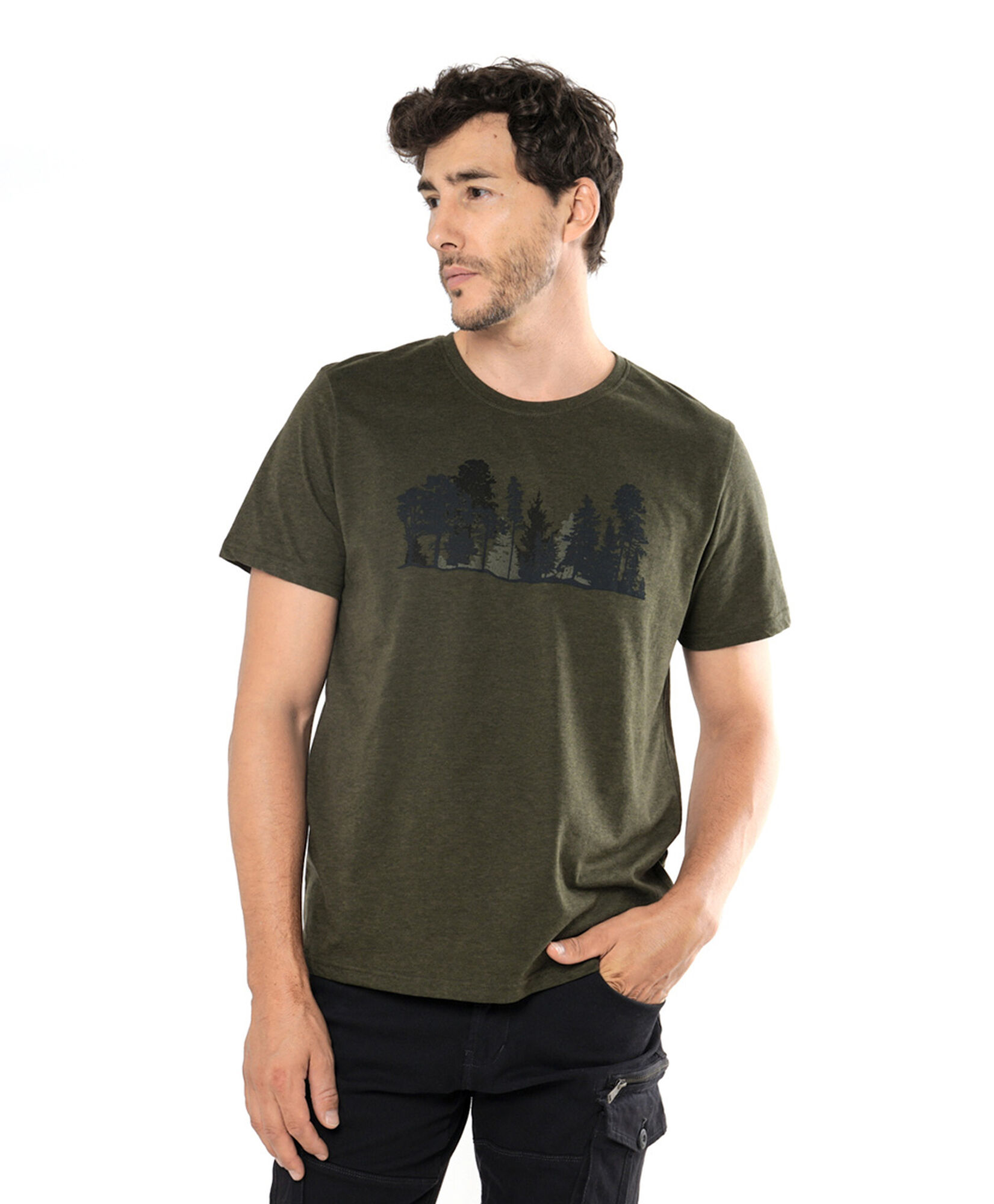 Polera hombre bosque Polera hombre bosque