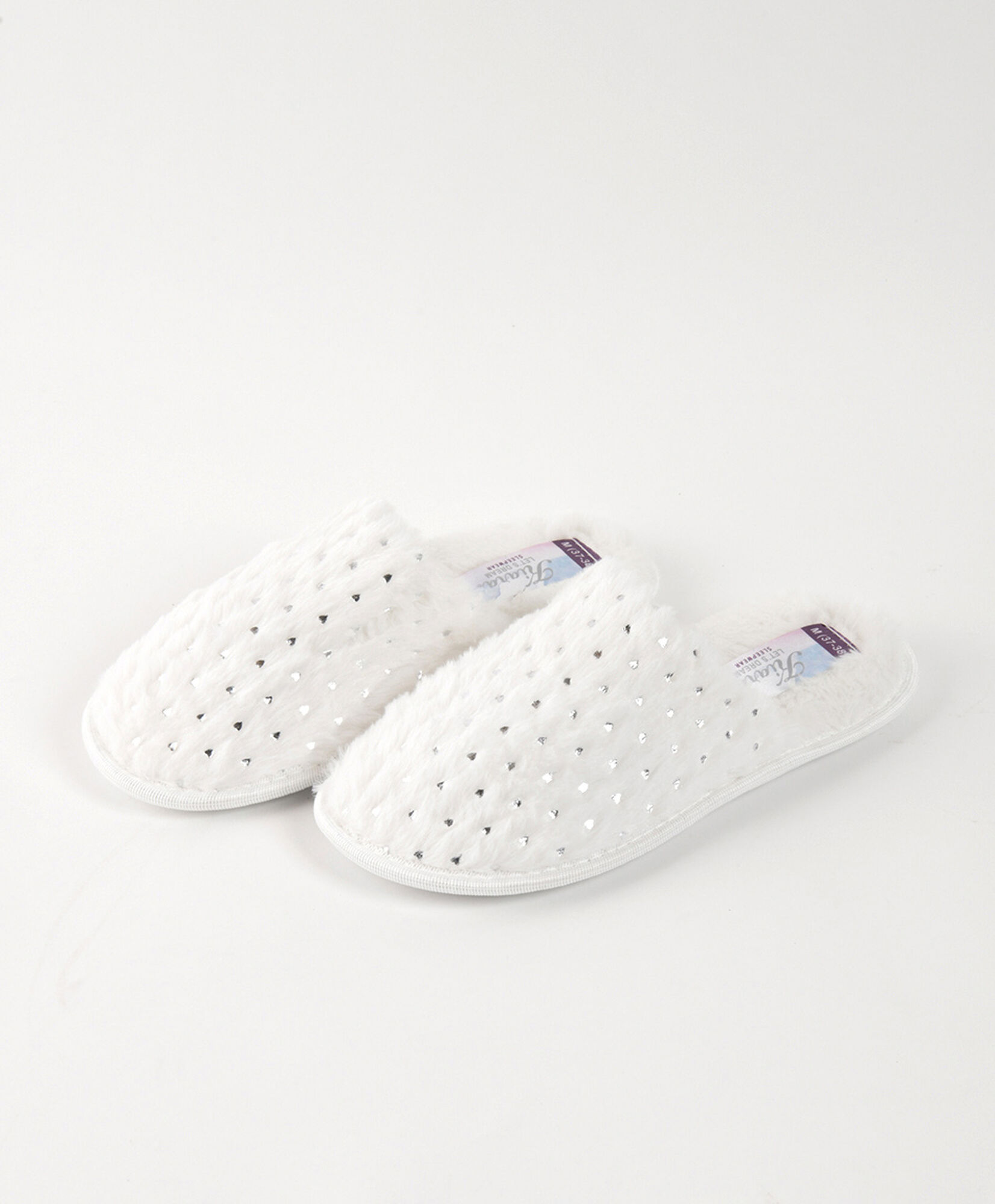 Pantufla mujer corazones brillantes Pantufla mujer corazones brillantes