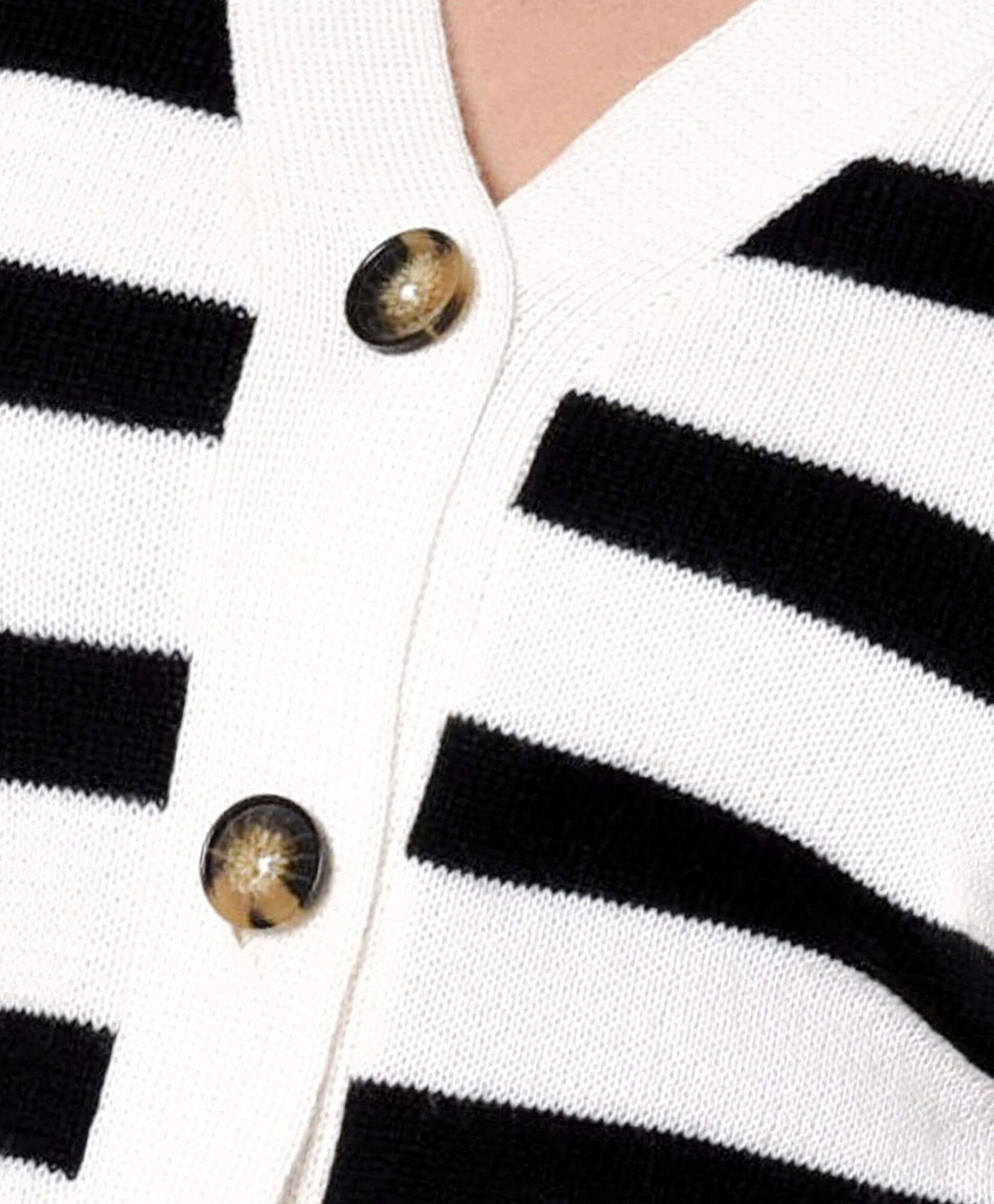 Cardigan mujer rayas y botones Cardigan mujer rayas y botones