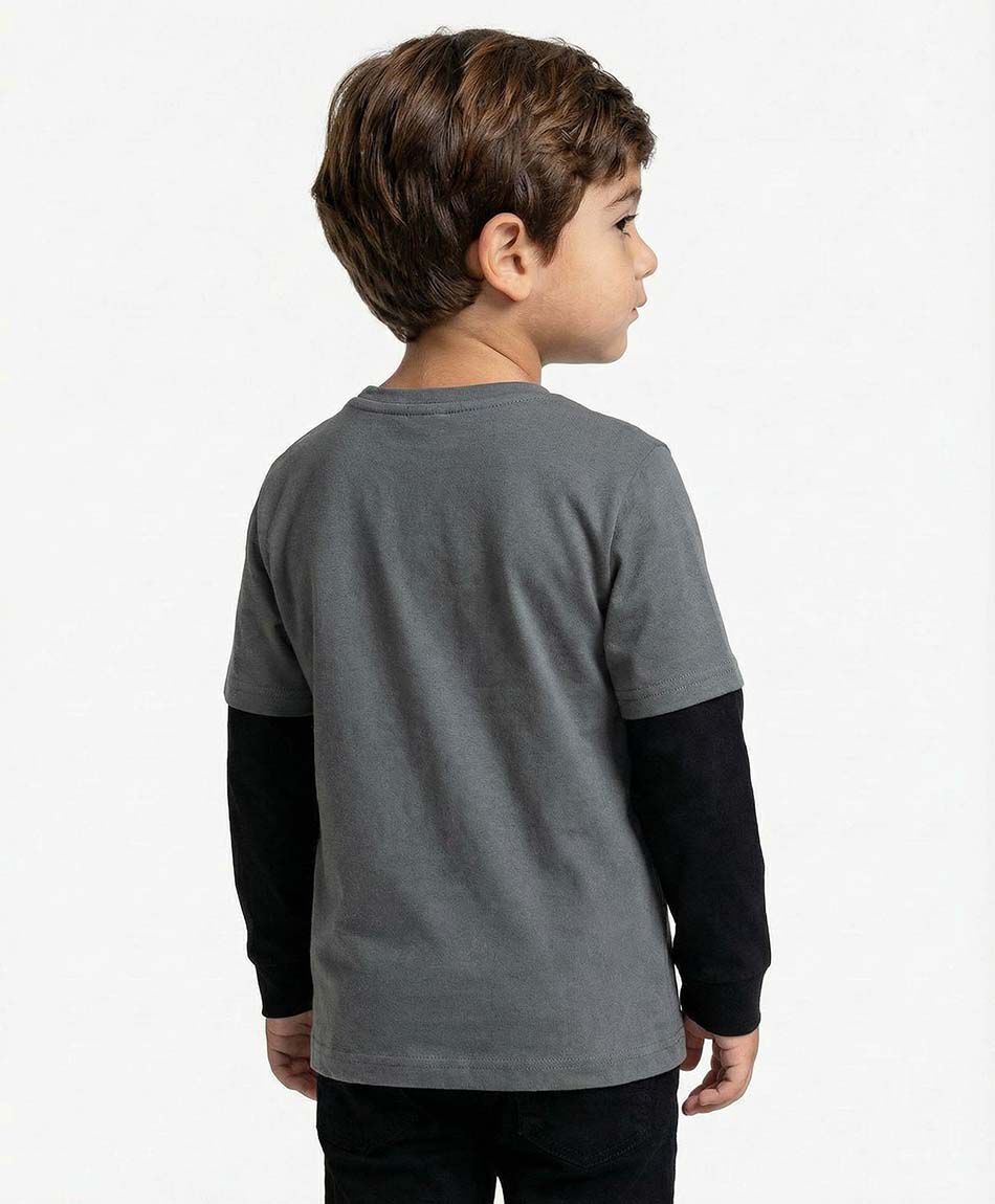 Polera beb&eacute; estampado de carreras