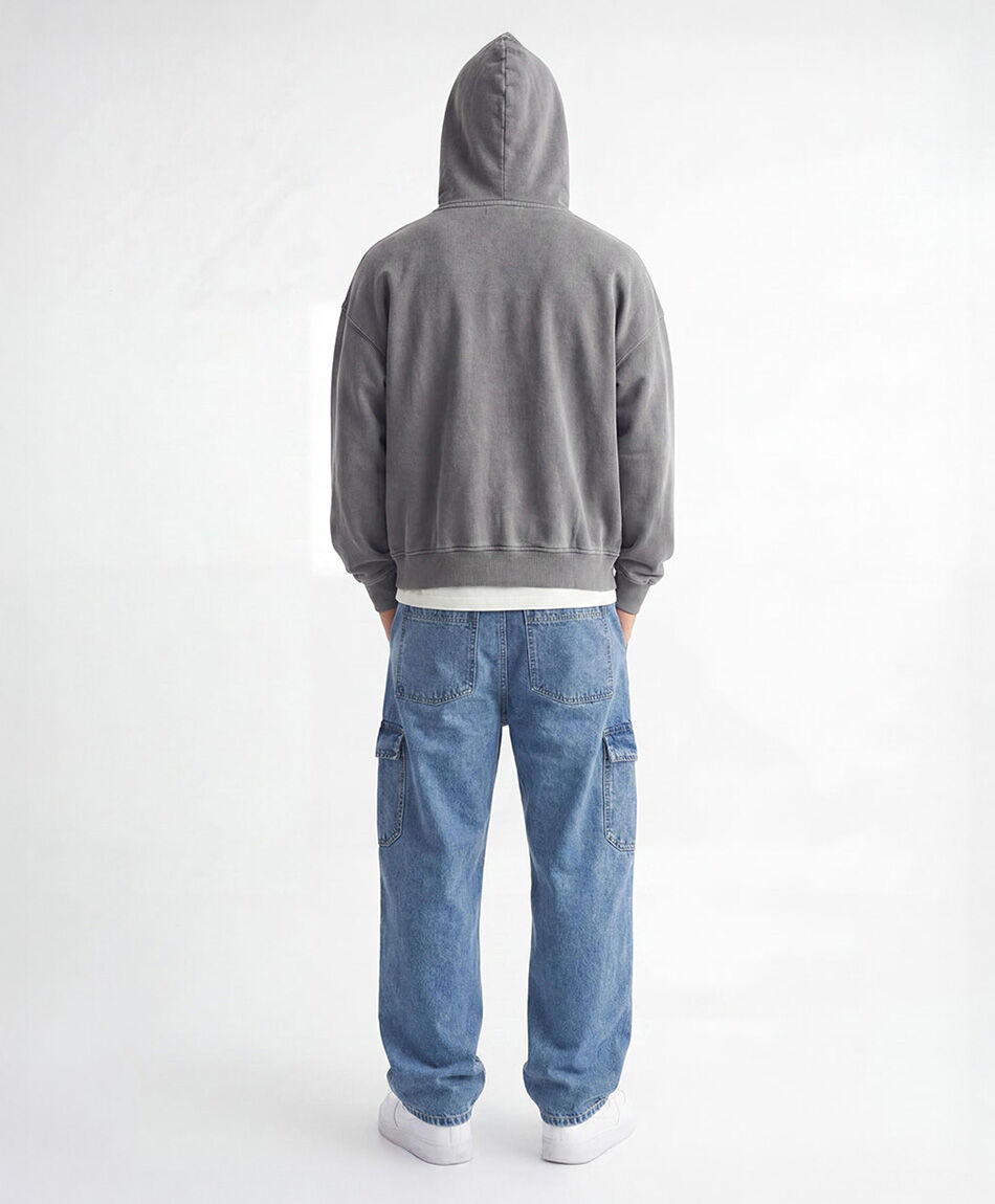 Jeans hombre baggy azul