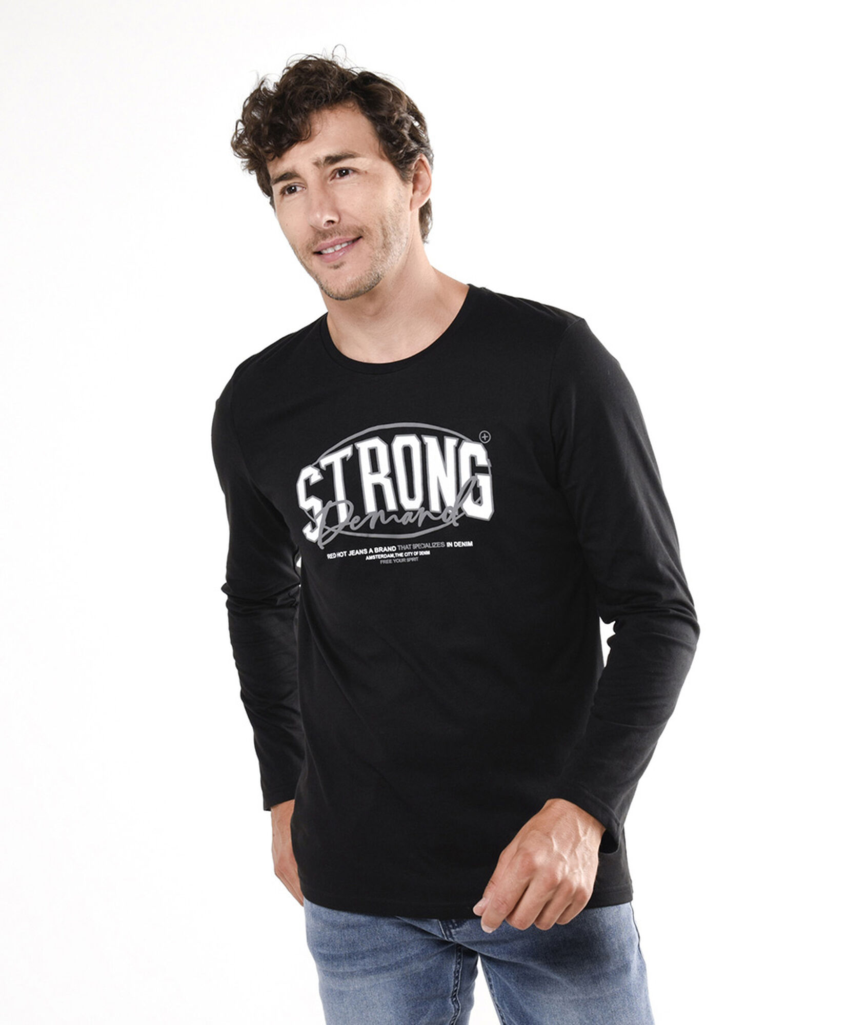 Polera hombre manga larga strong Polera hombre manga larga strong