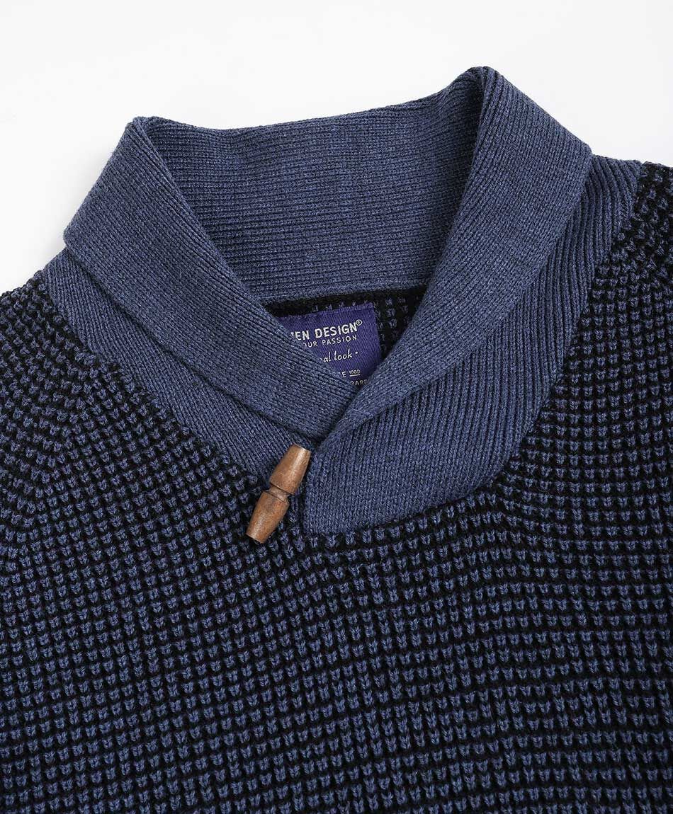 Sweater hombre texturizados navy