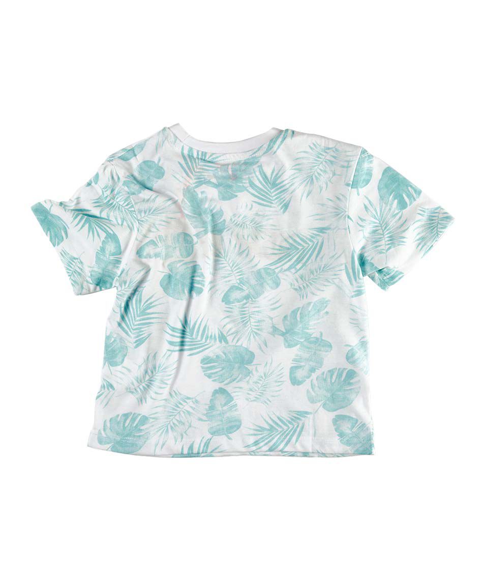 Polera manga corta cuello redondo