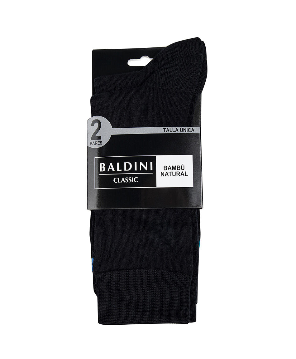 Pack 2 calcetines bamboo blue