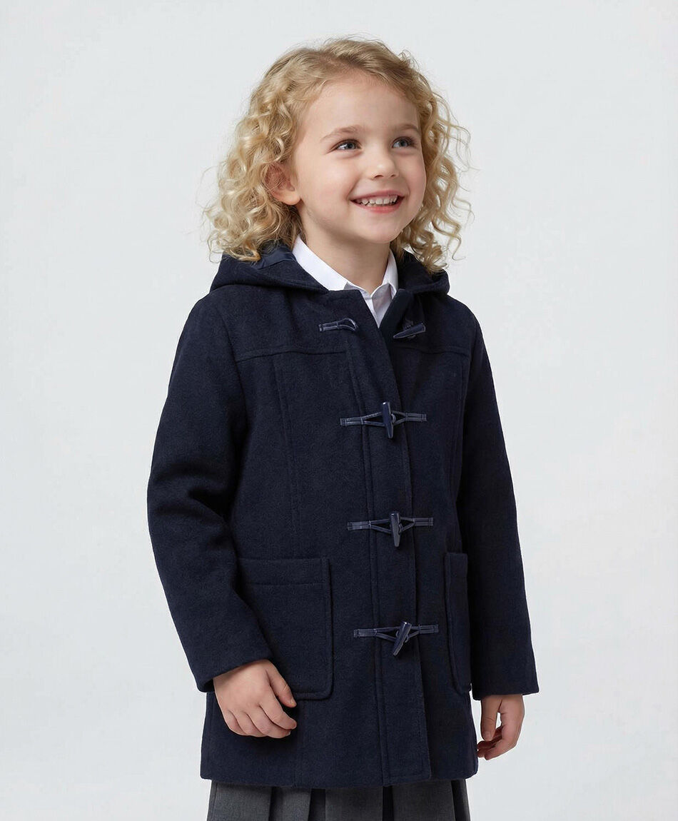 Abrigo escolar montgomery ni&ntilde;a navy