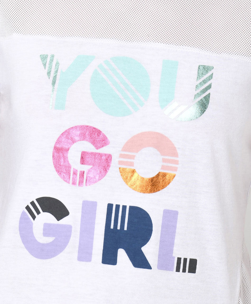 Polera deportiva mujer malla