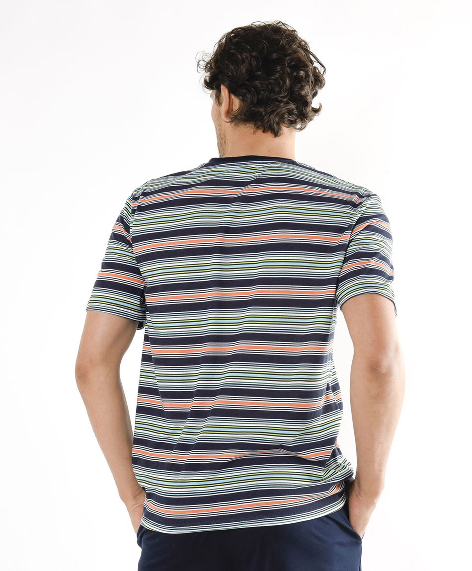 Pijama hombre líneas colores Pijama hombre líneas colores