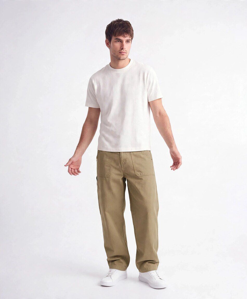 Jeans hombre jogger color
