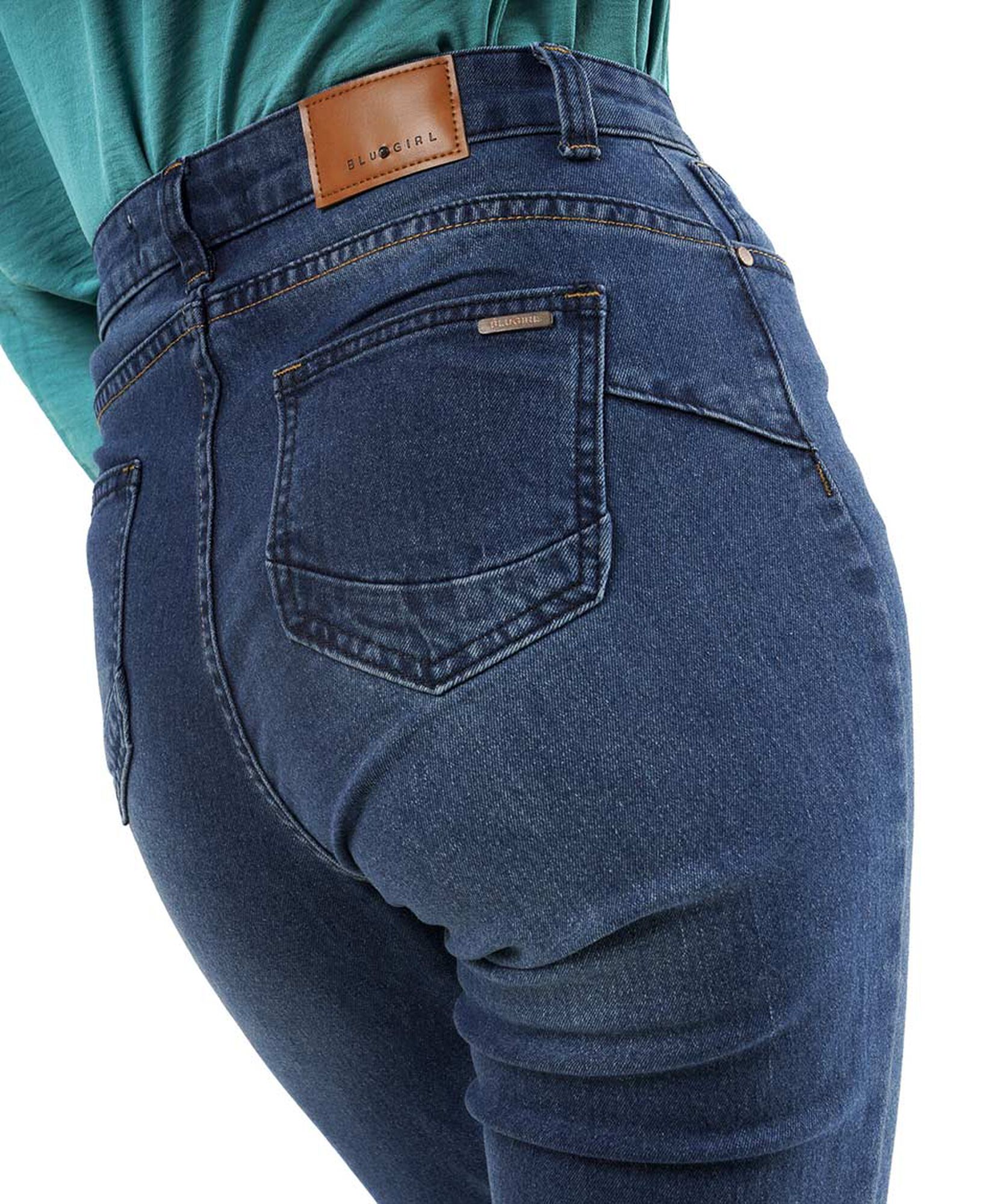 Jeans mujer desgaste frontal skinny fit Jeans mujer desgaste frontal skinny fit