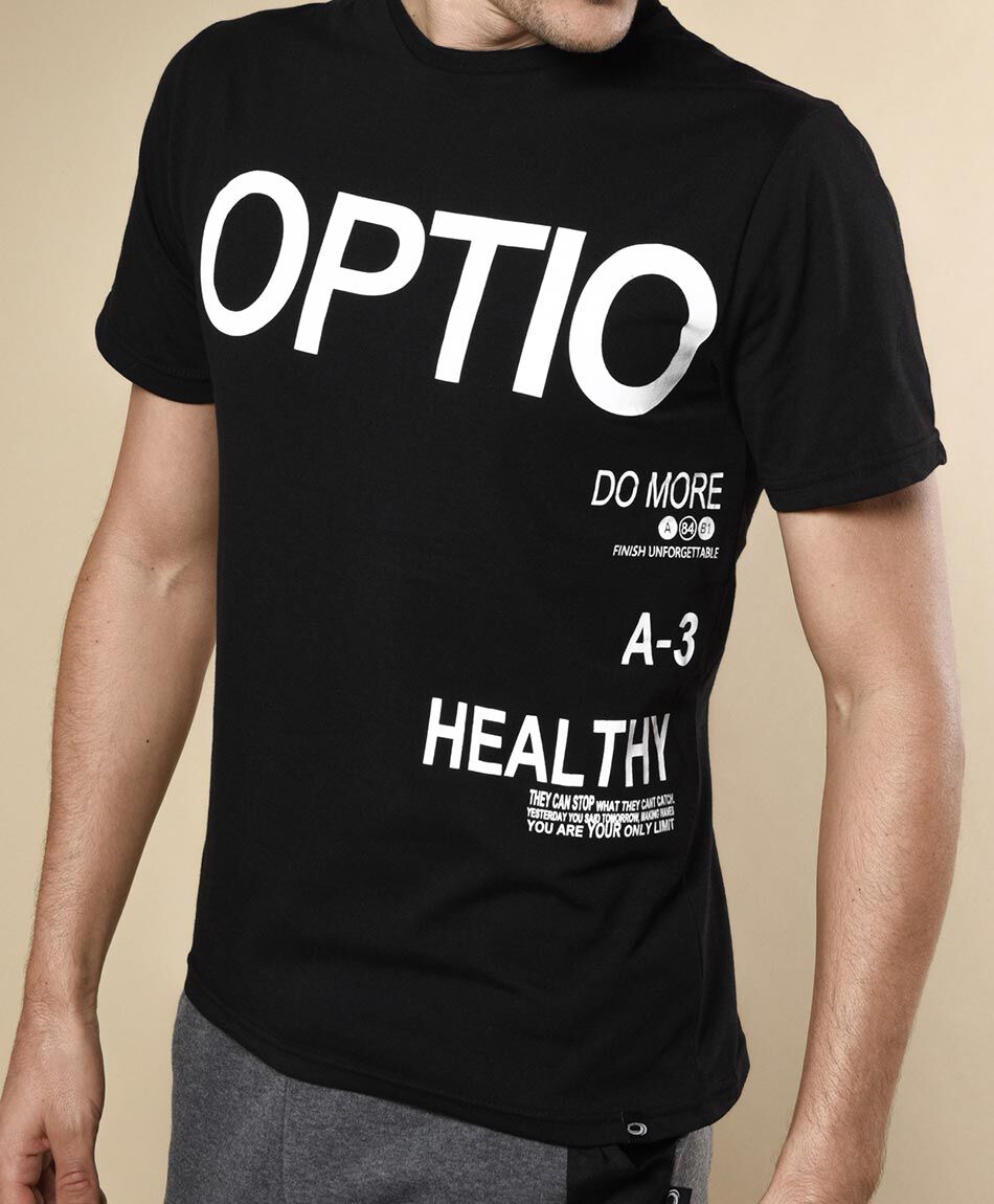 Polera deportiva manga corta cuello redondo